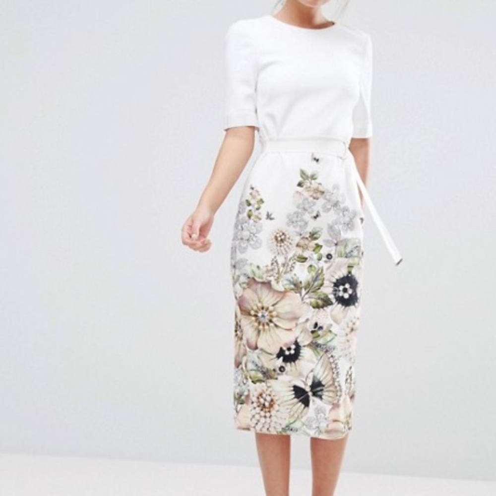 NWOT Ted Baker Layli pencil dress
